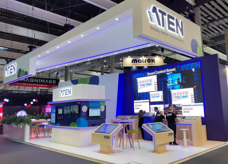 ATEN продемонстрировала инновационные решения для AV и IT на ISE 2025 в Барселоне